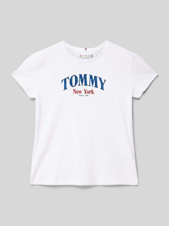 Футболка стандартного кроя с принтом этикетки VARSITY