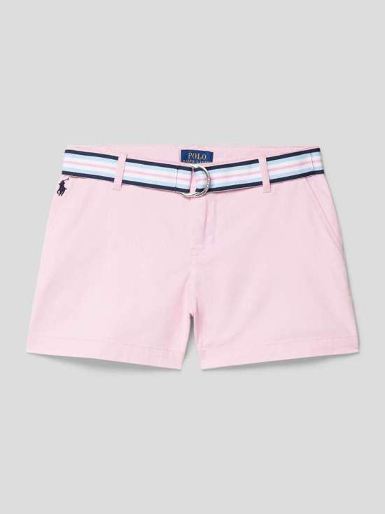 Шорты стандартного кроя с поясом