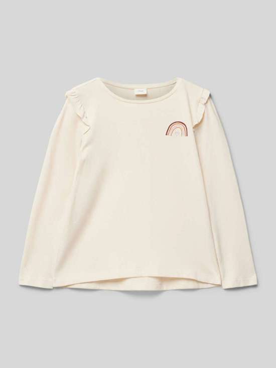 Лонгслив с мотивным принтом