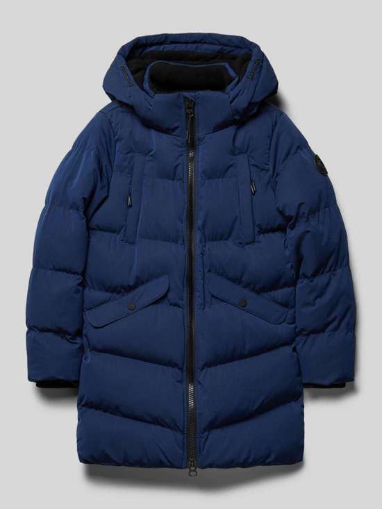 Стеганое пальто с капюшоном YLIE