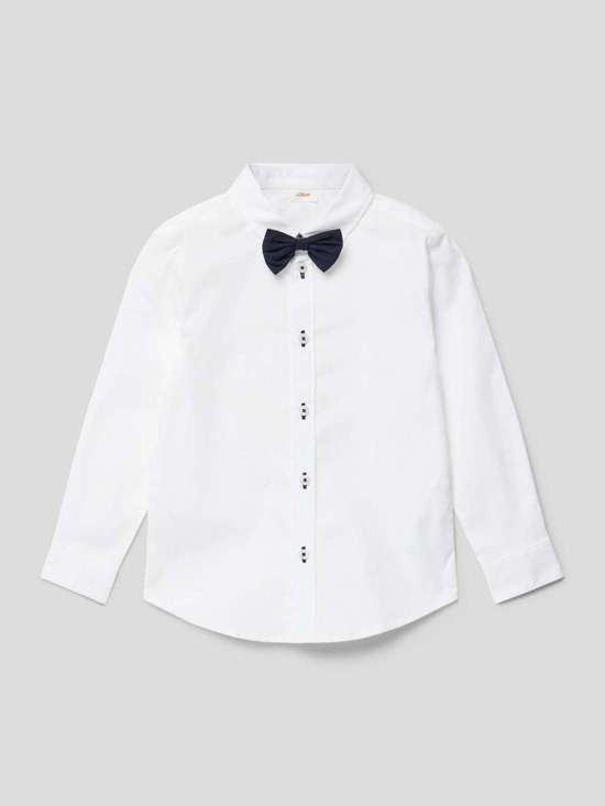 Рубашка со съемным галстуком-бабочкой
