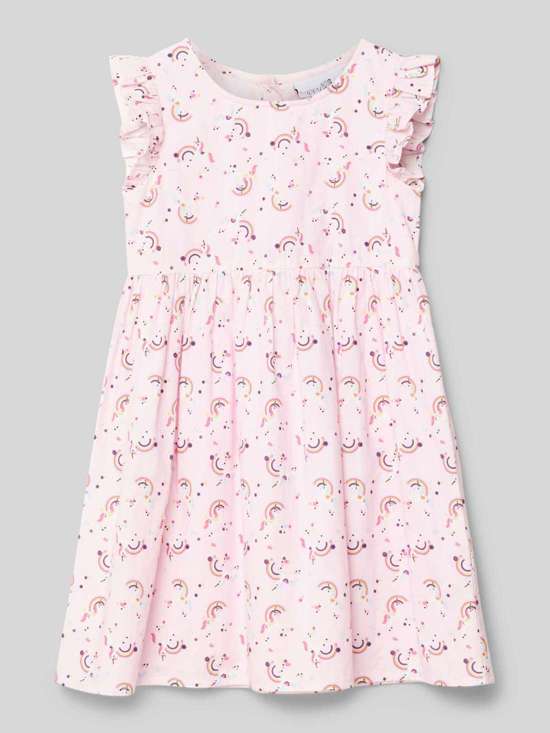 Платье с узором по всей поверхности