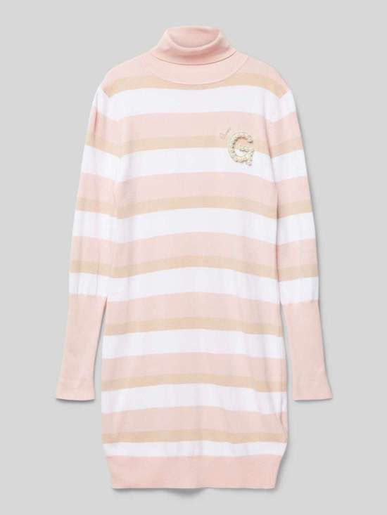 Платье-свитшот с аппликацией-лейблом