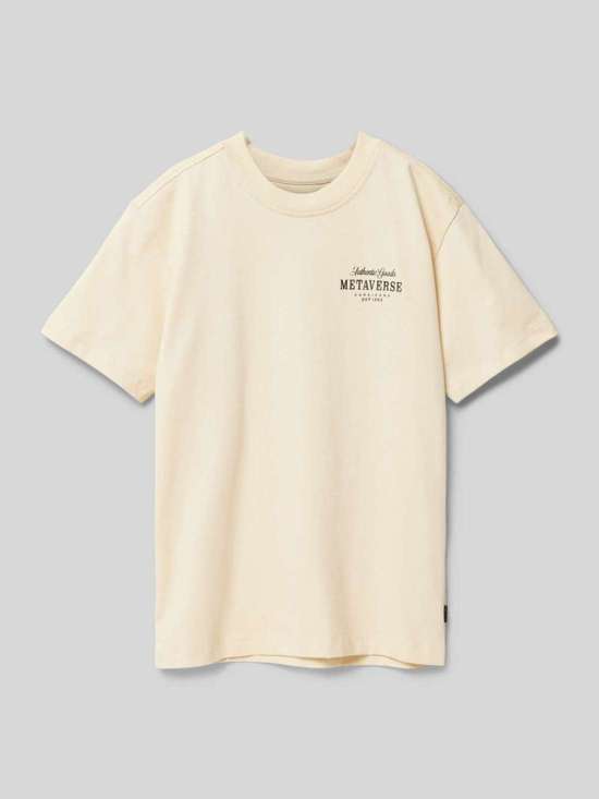 Футболка с лейблом и эффектным принтом Mezzo