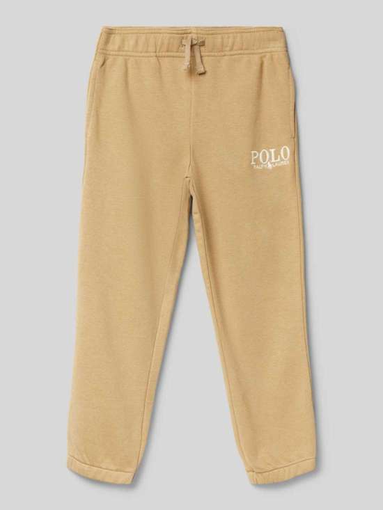 Спортивные брюки свободного кроя с отстрочкой-лейблом