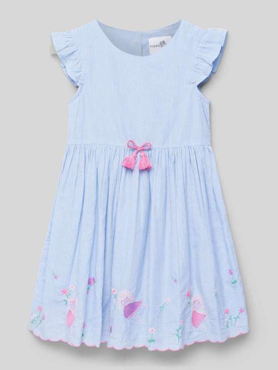 Платье с круглым вырезом