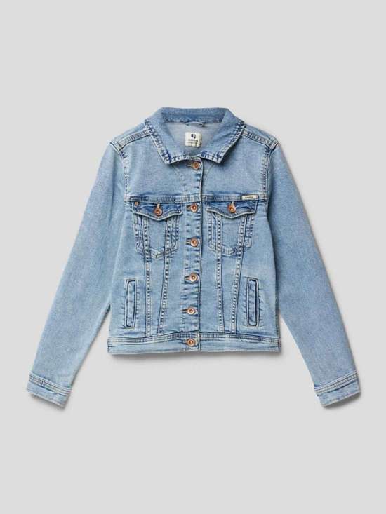 Джинсовая куртка с нагрудными карманами