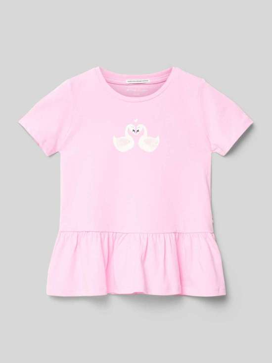 Футболка с расклешенной юбкой