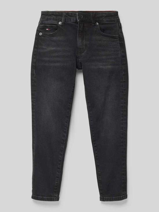 Джинсы прямого кроя с пятью карманами