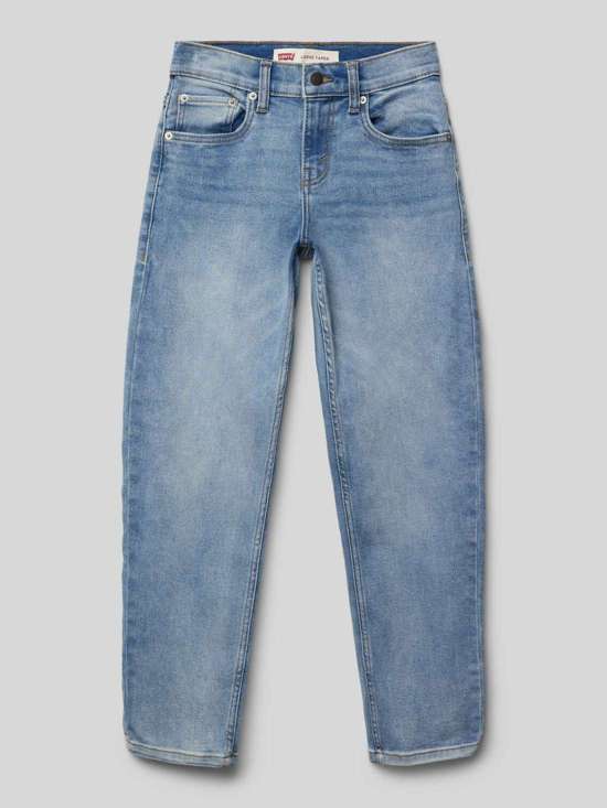 Джинсы свободного кроя с вискозным наполнением и пятью карманами