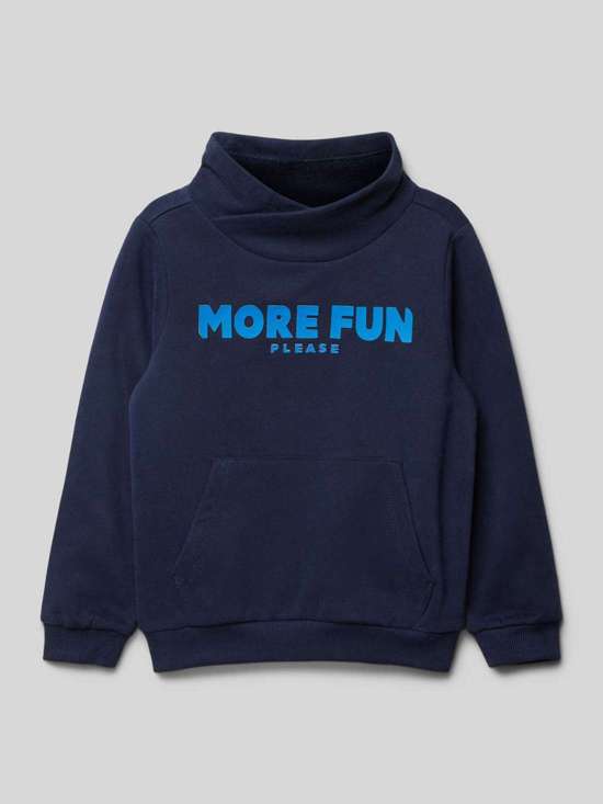 Толстовка обычного кроя из мягкой смесовой хлопчатобумажной ткани