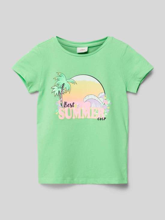 Футболка с мотивным принтом