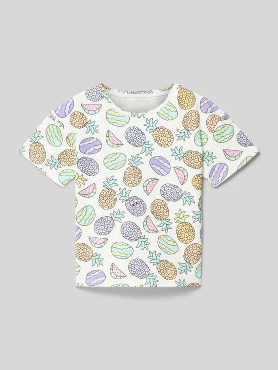 Футболка с принтом по всей поверхности