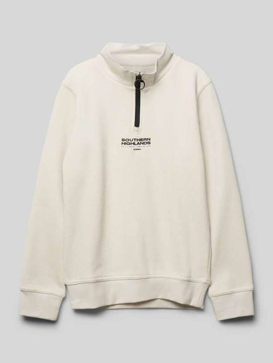 Толстовка из вискозы с принтом этикетки