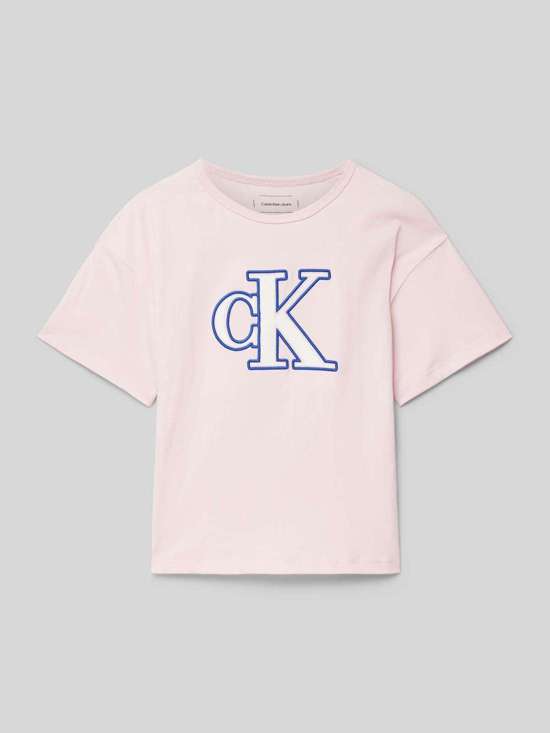 Футболка свободного кроя с принтом этикеток