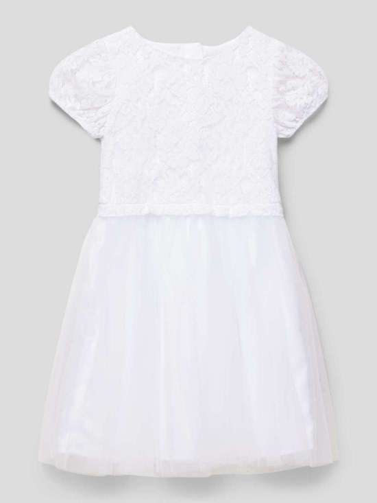 Платье с кружевной отделкой