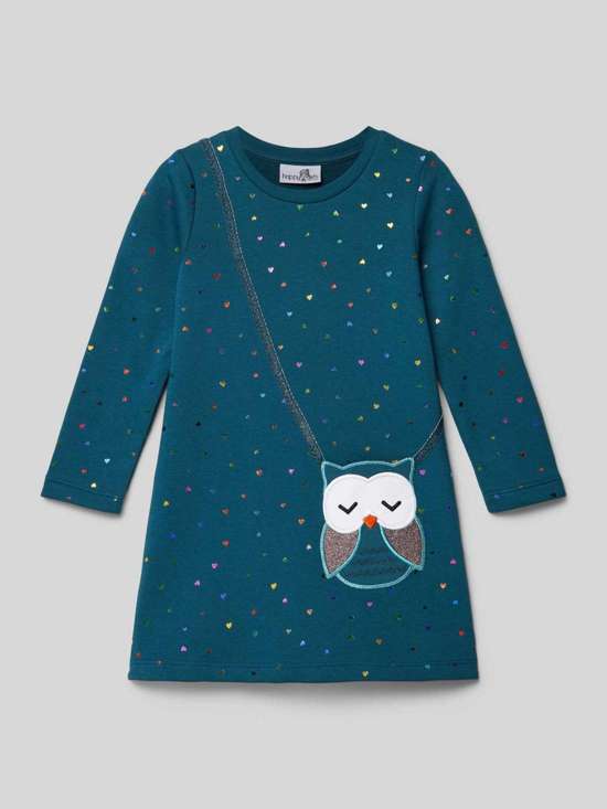 Платье с круглым вырезом