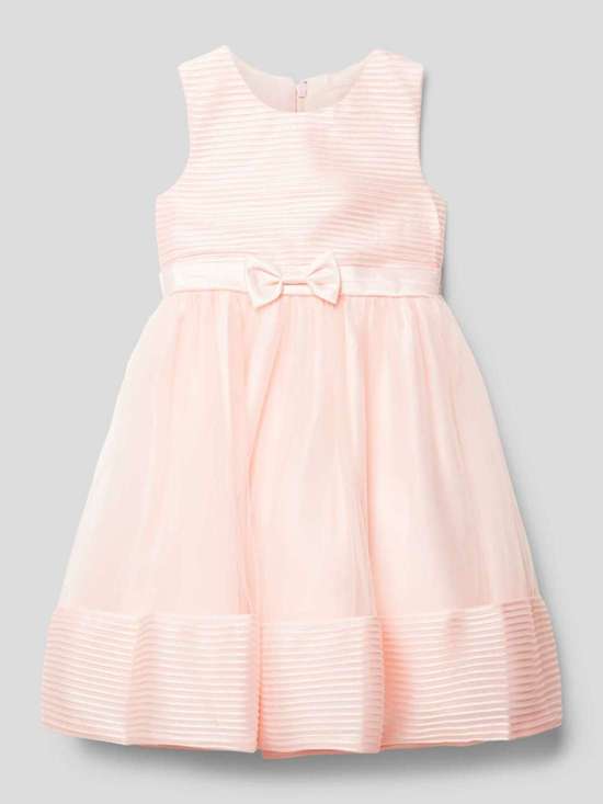 Платье с декоративным бантом