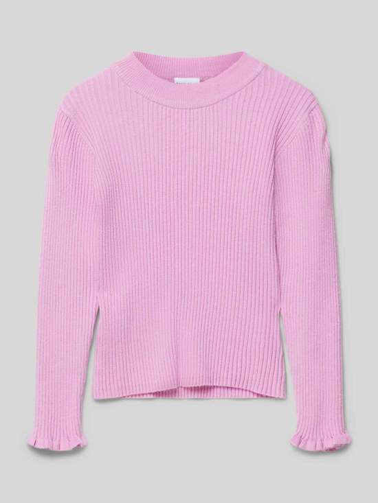 Рубашка приталенного кроя с длинными рукавами и круглым вырезом VIANNA